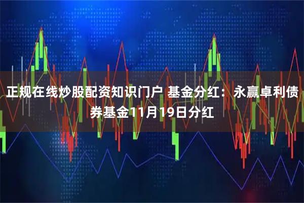 正规在线炒股配资知识门户 基金分红：永赢卓利债券基金11月19日分红